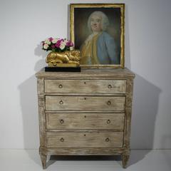 19th Century Dutch Oak Empire Chest of Drawers