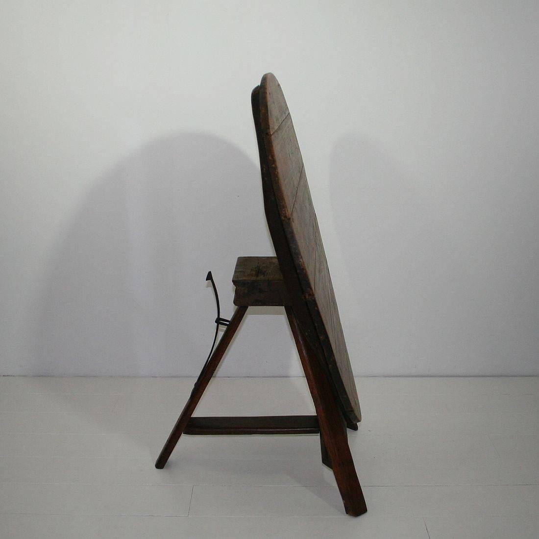 Wood 19th Century Dutch Tilt-Top Table
