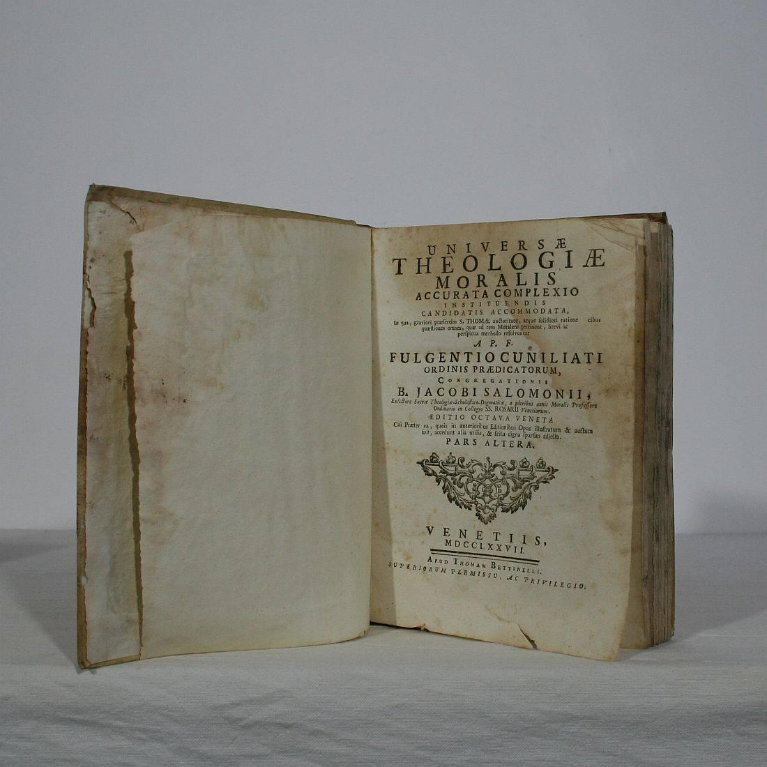 Nice collection of five weathered but very decorative vellum books from Venice/Napels Italy, 1763, 1776, 1777. Beautiful handwriting at the back of the books. One of the books has a secret hiding place!
More pictures are available.
Measurements