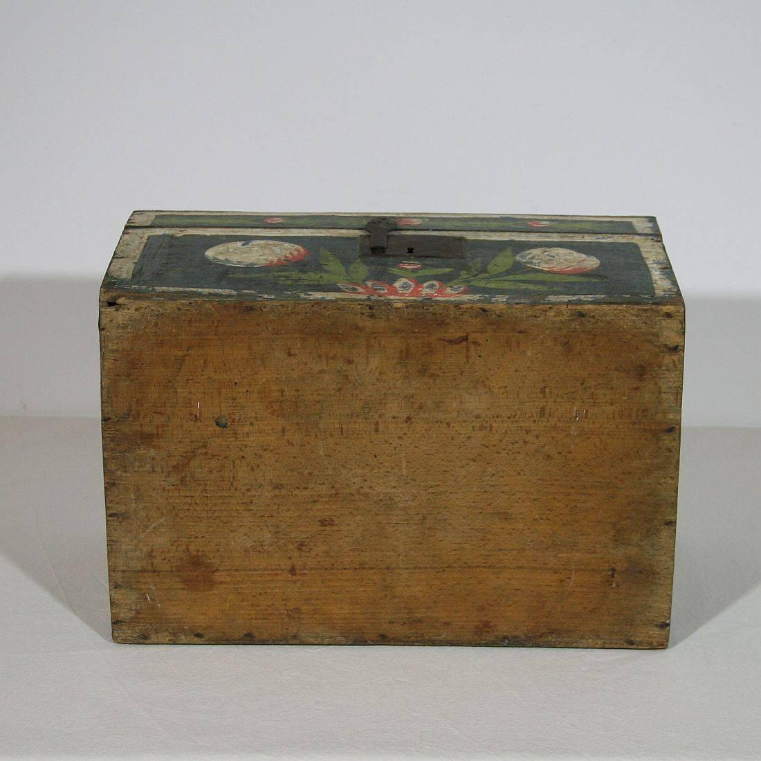 18th Century French Folk Art Weddingbox from Normandy 3