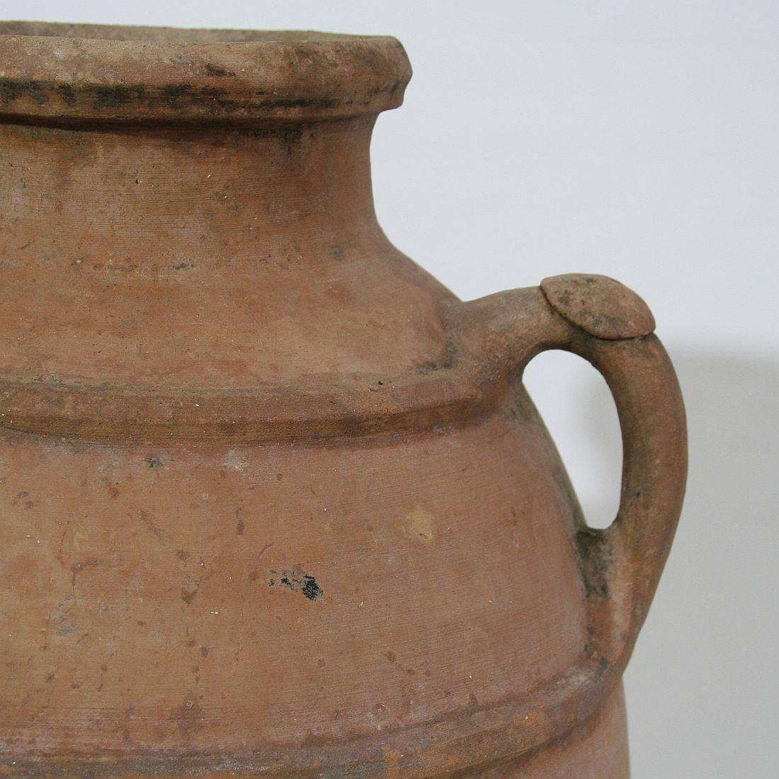Large 19th Century Moroccan Terracotta Oil Jar 1