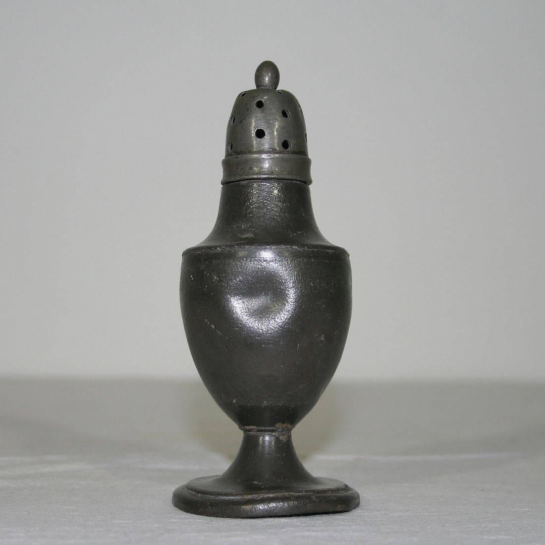 Unique Collection of 19th Century Dutch Pewter Sugar Casters 1