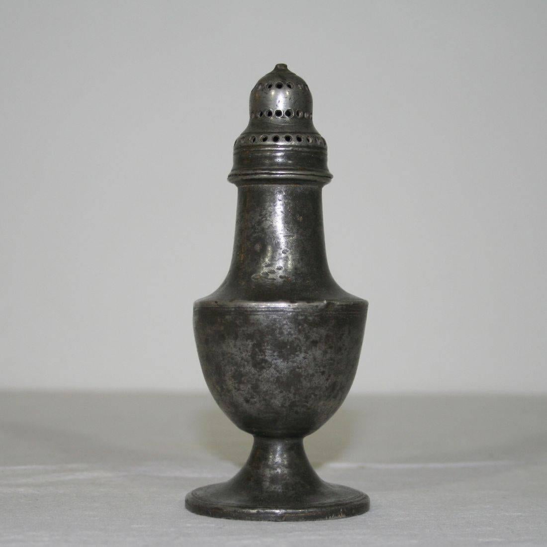 Unique Collection of 19th Century Dutch Pewter Sugar Casters 3