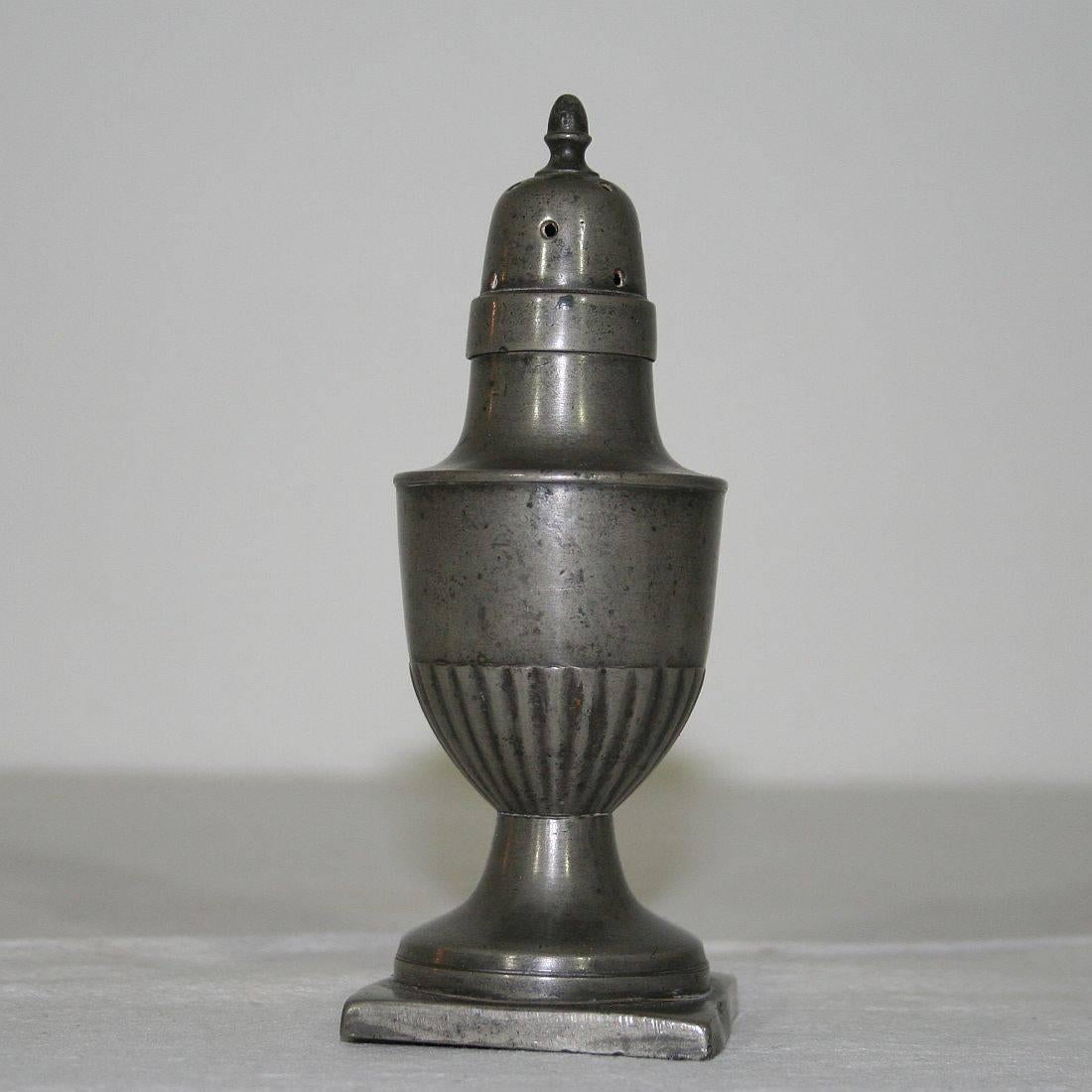 Unique Collection of 19th Century Dutch Pewter Sugar Casters 5