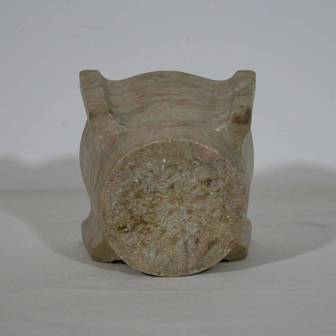 Rare Early 19th Century French Marble Mortar 2