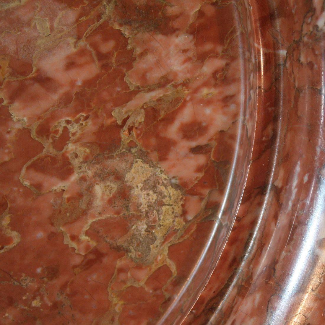 Large 19th Century Italian Red Marble Tazza 4