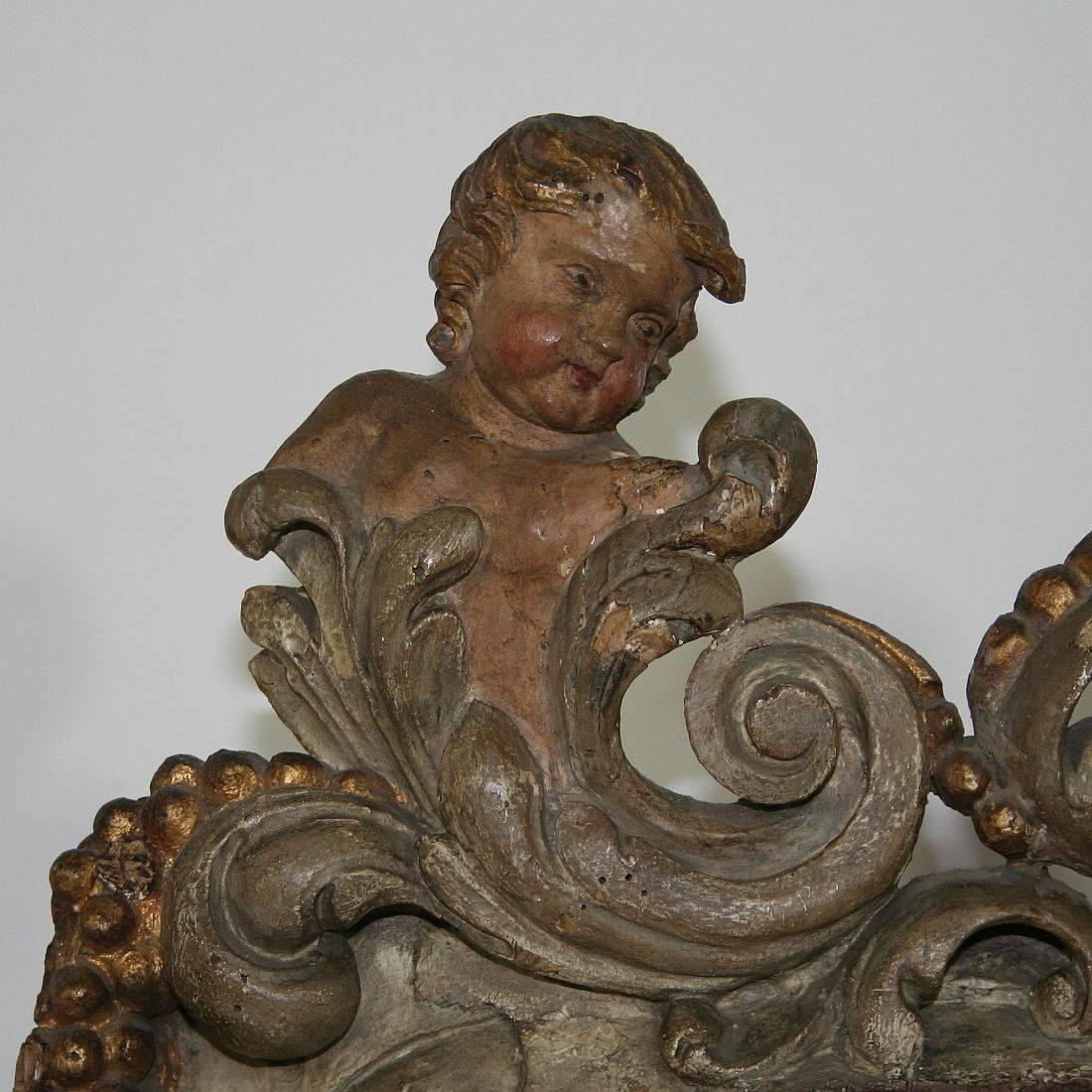Unique 17th Century Italian Baroque Reliquary with Angels 1