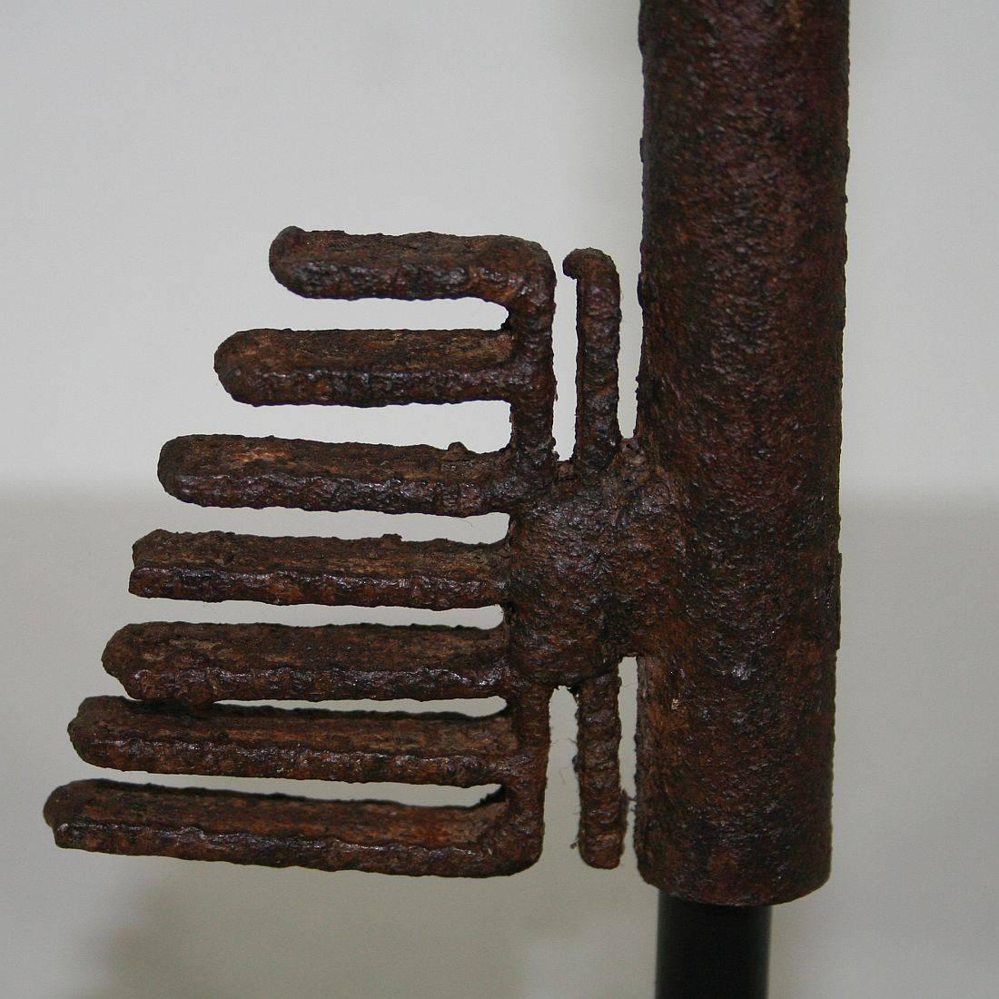Small French 19th Century Hand-Forged Iron Key-Makers Shop-Sign 5