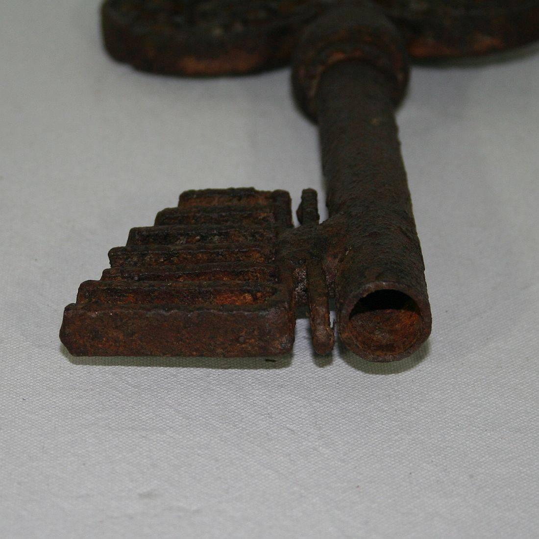 Small French 19th Century Hand-Forged Iron Key-Makers Shop-Sign 6