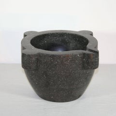 Collection of 19th Century, French Grey/ Black Marble Mortars