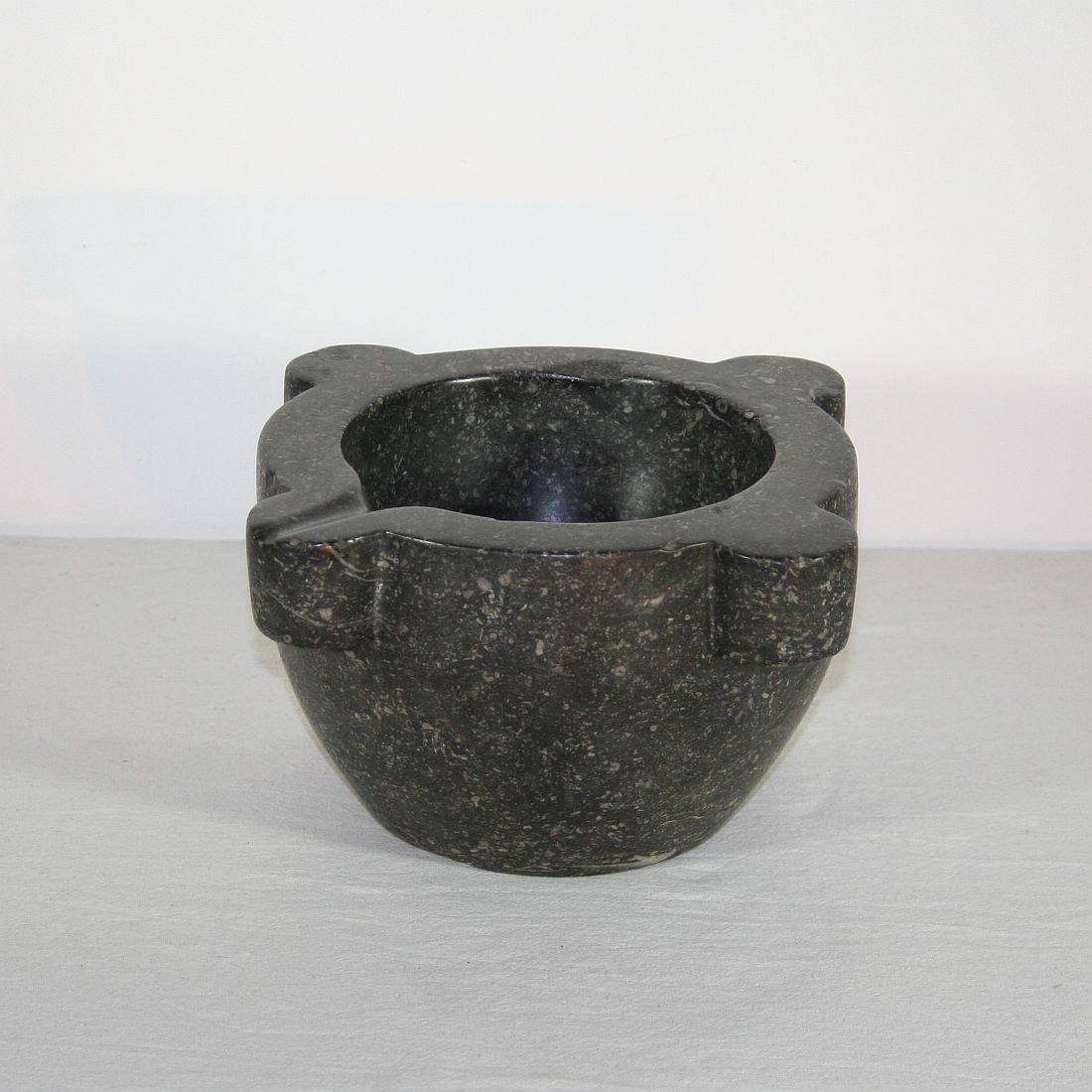 Collection of 19th Century, French Grey/ Black Marble Mortars 1