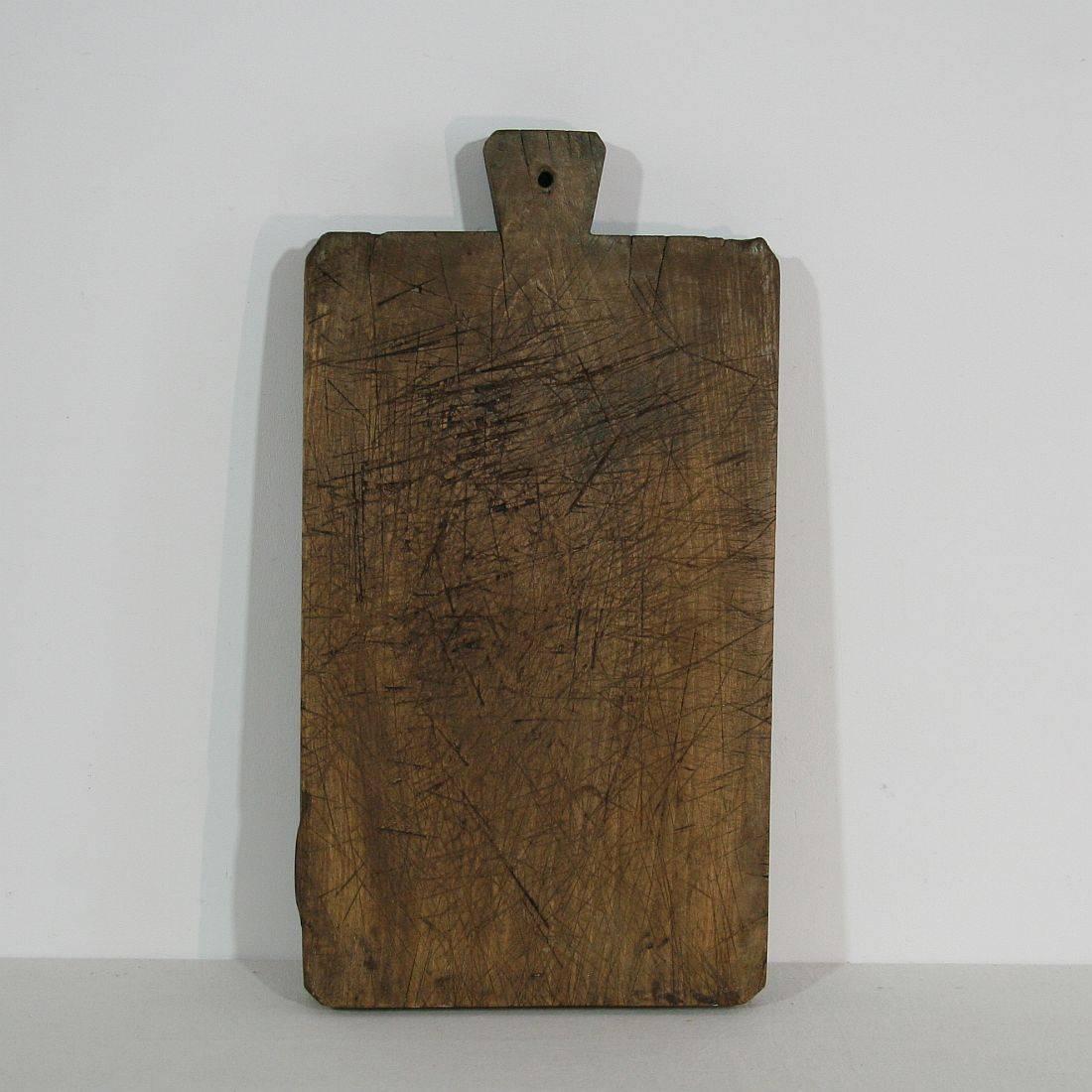 Collection of Three Rare French 19th Century, Wooden Chopping or Cutting Boards In Good Condition In Buisson, FR