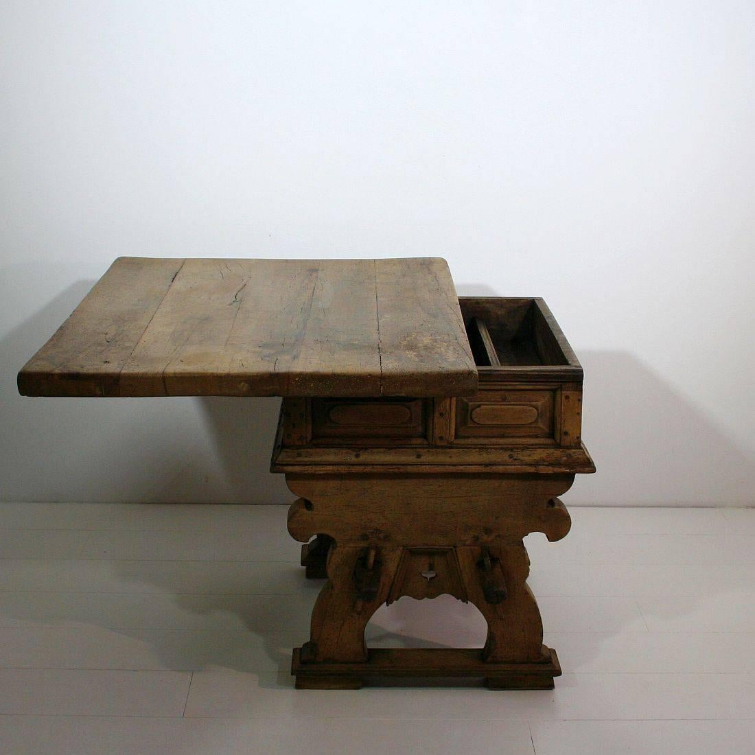 Rare 17th Century Swiss Merchant / Banker Table 2