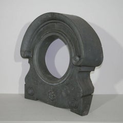 Small French Zinc Oeil-de-boeuf Window