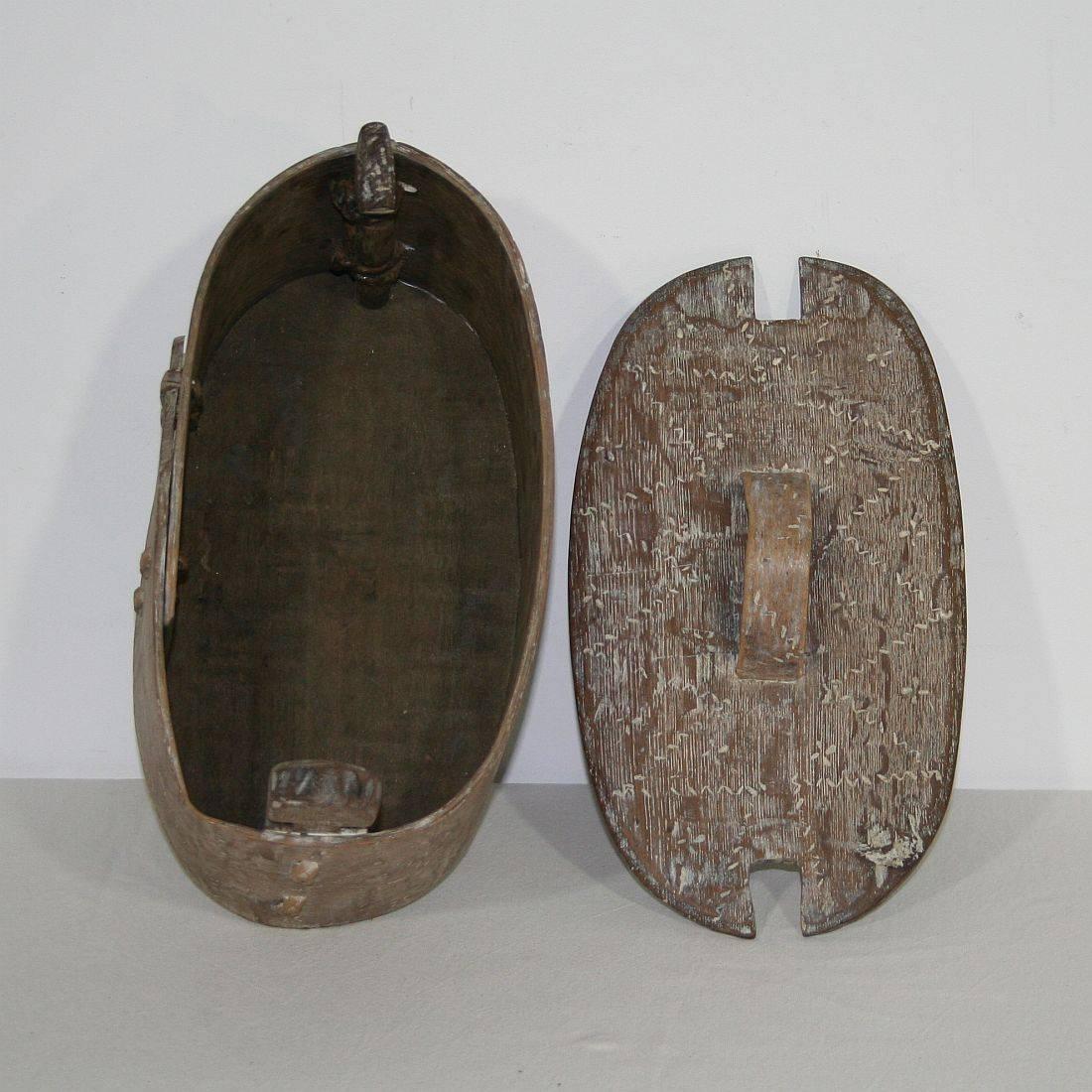 18th Century Swedish Bentwood Box 1