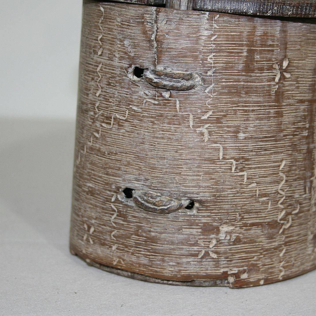 18th Century Swedish Bentwood Box 3