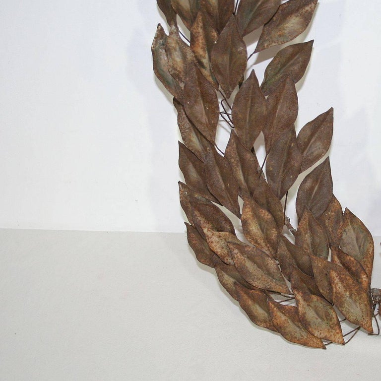 19th Century French Iron Laurel Wreath at 1stdibs