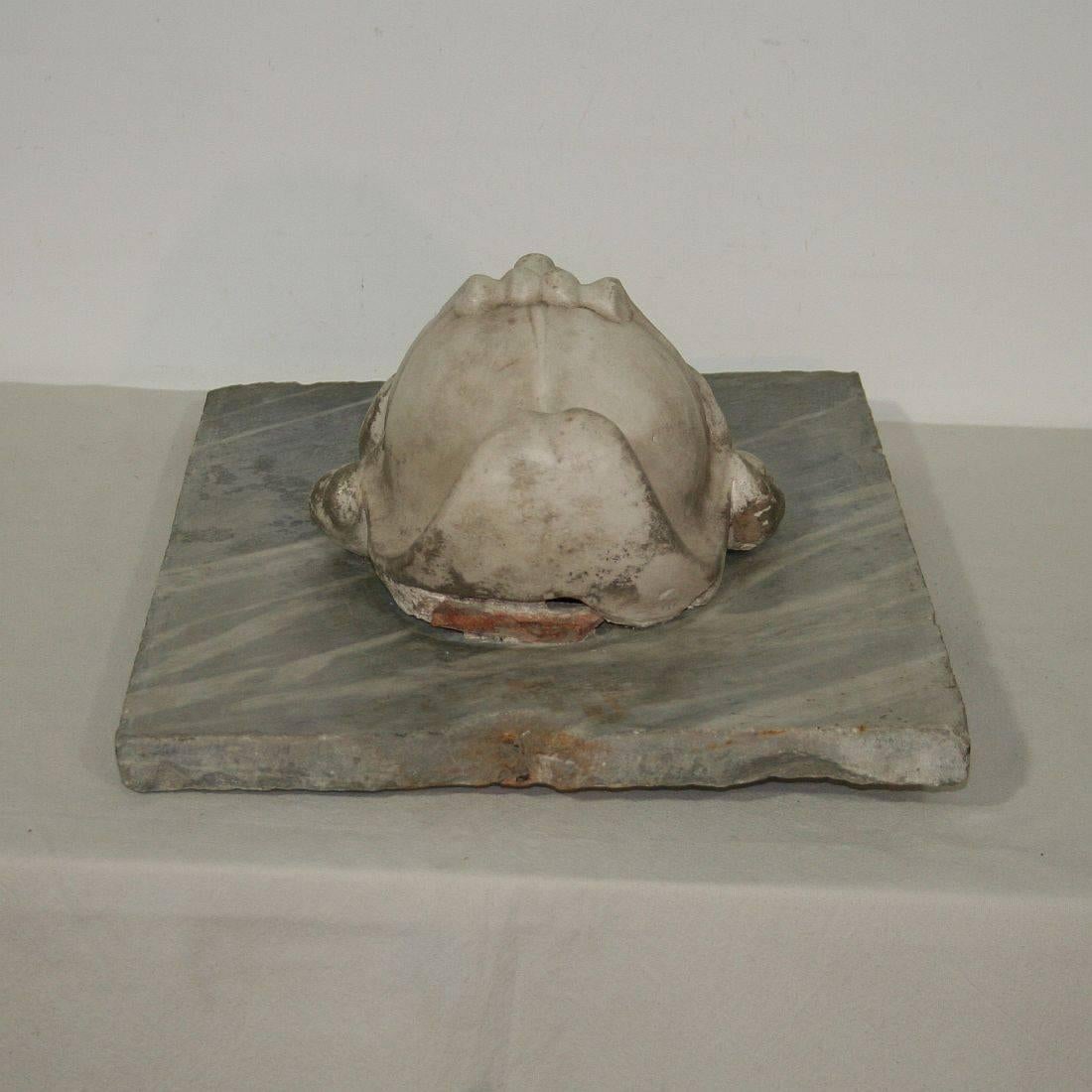 Italian 17th-18th Century Marble Fountain Head 4