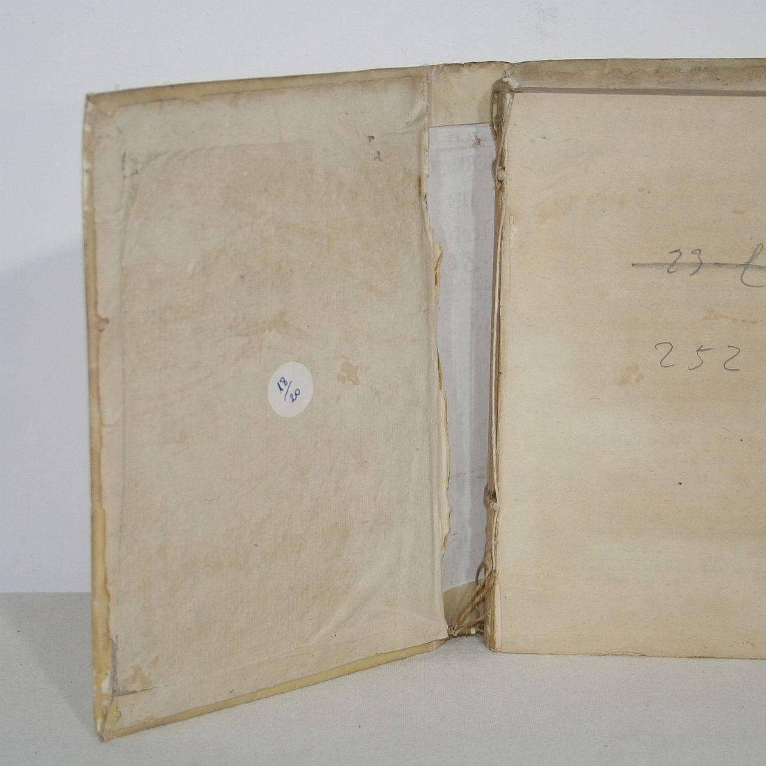 Great Collection of Six Spanish 18th Century Weathered Vellum Books 6