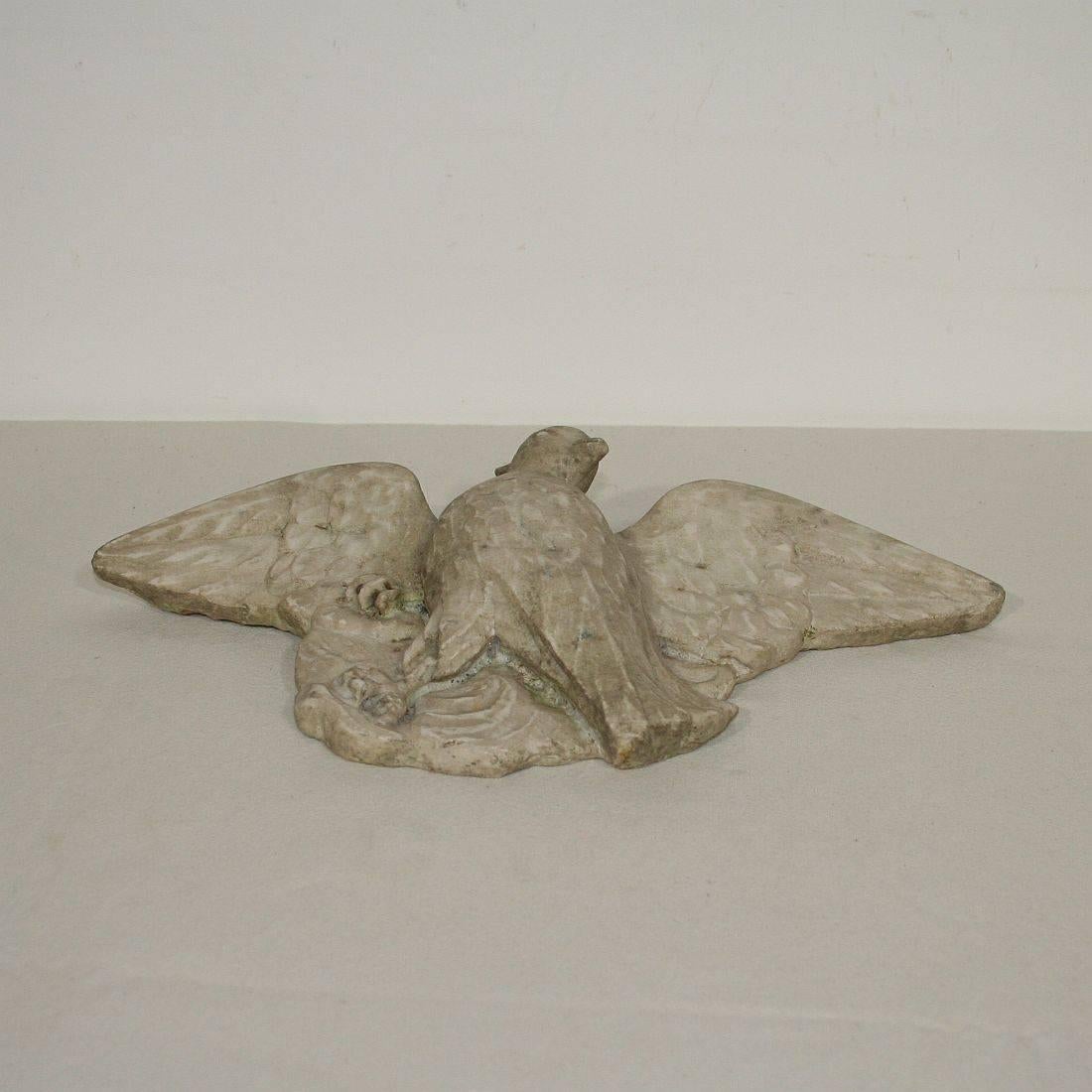 18th Century Italian Carved Marble Bird 3