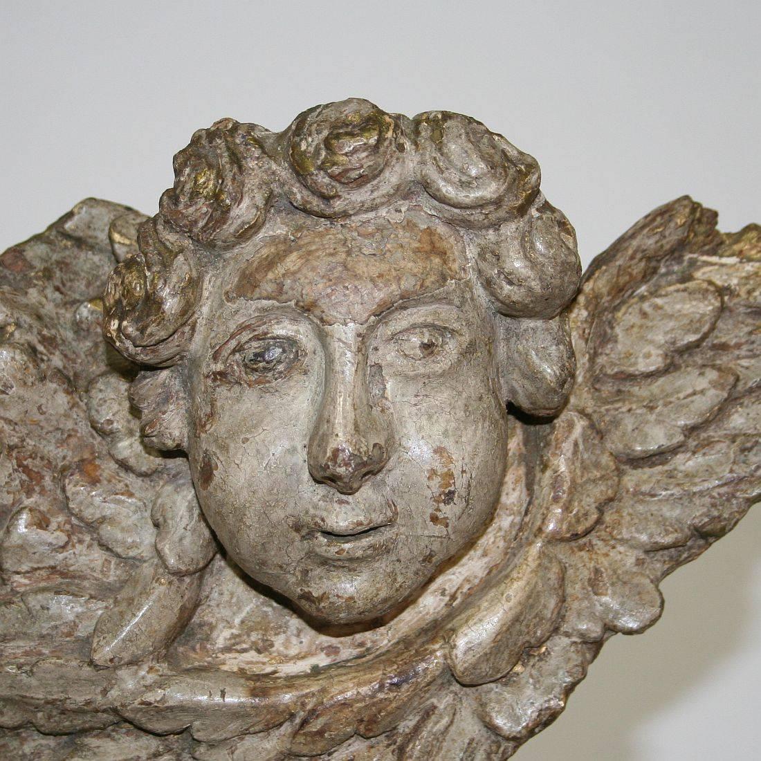 Couple of French, 18th Century Baroque Angel Heads 3