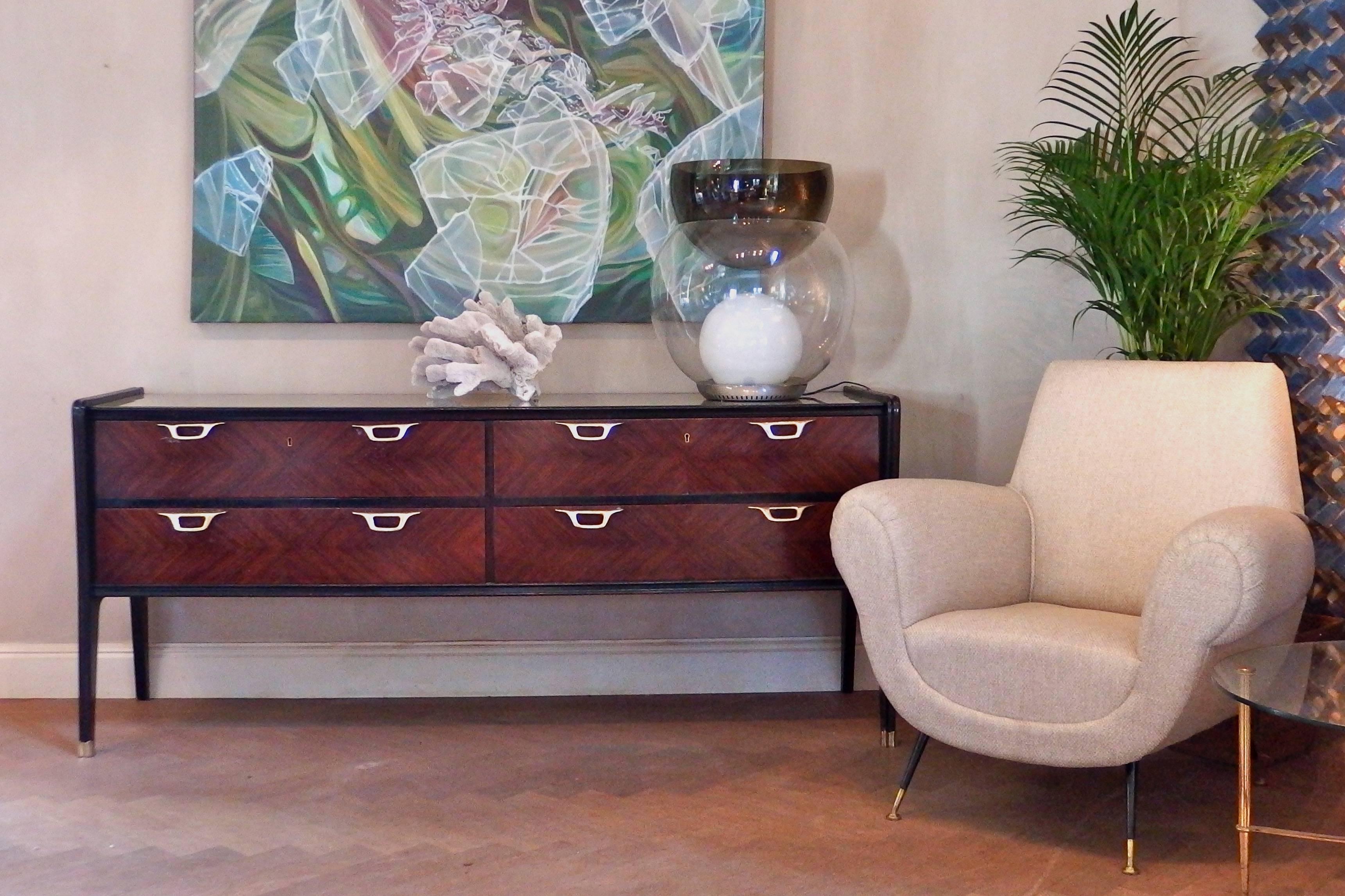 Mid-20th Century Italian Chest of Drawers or Sideboard For Sale