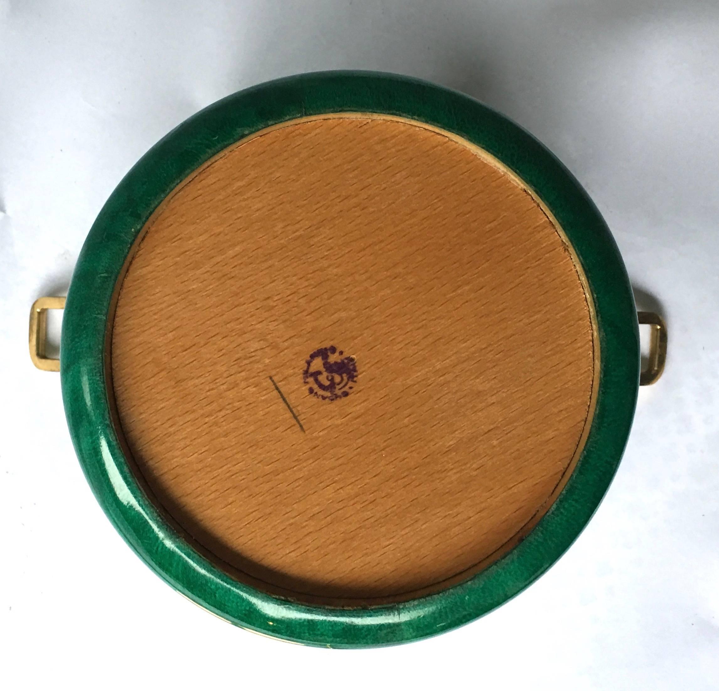 Italian Aldo Tura Ice Bucket For Sale