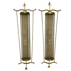Pair of Art Deco Wall Lights Sconces