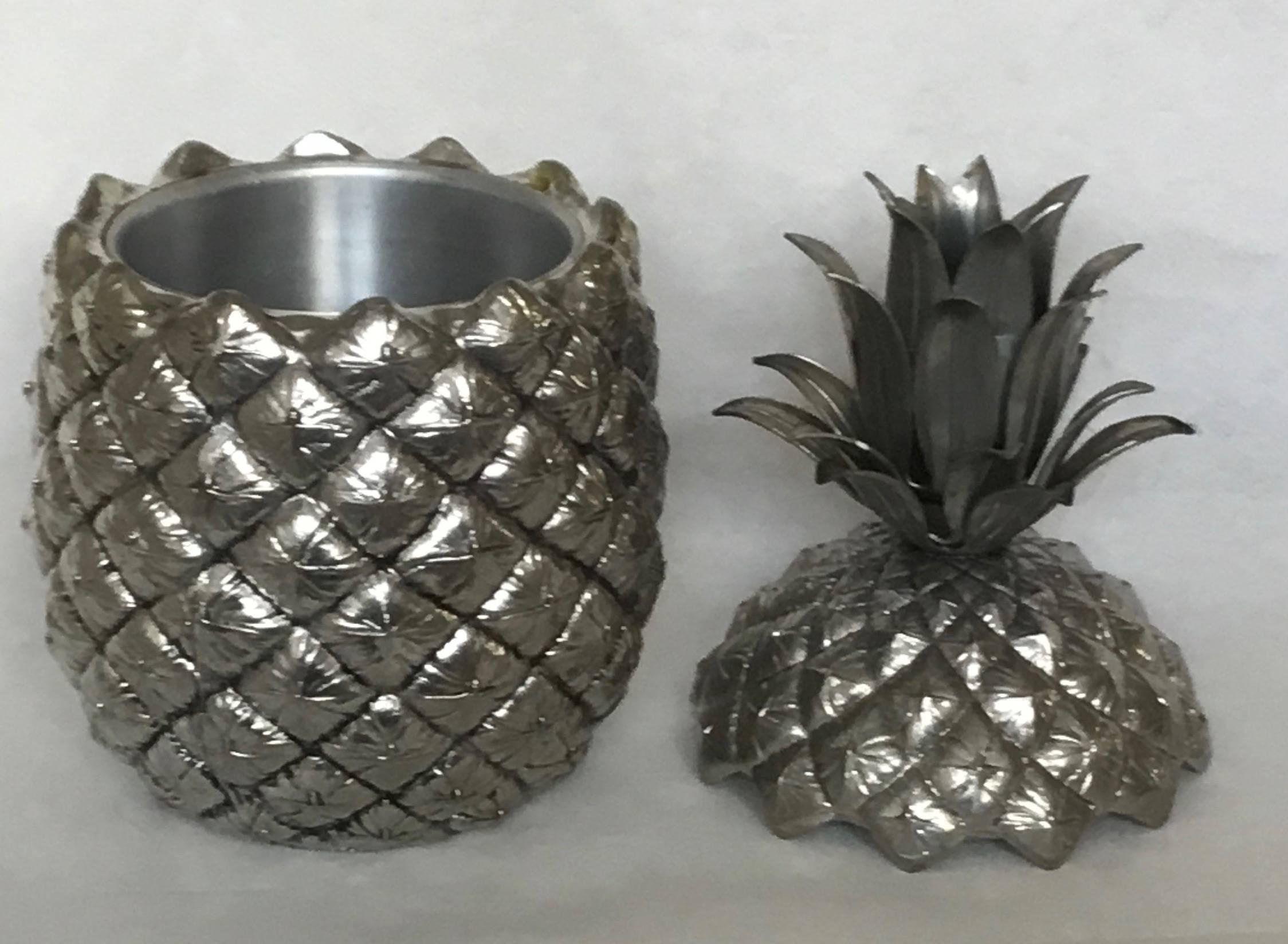 Mid-Century Modern Mauro Manetti Pineapple Ice Bucket For Sale