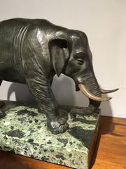 20th Century Art Deco Bronze Elephant