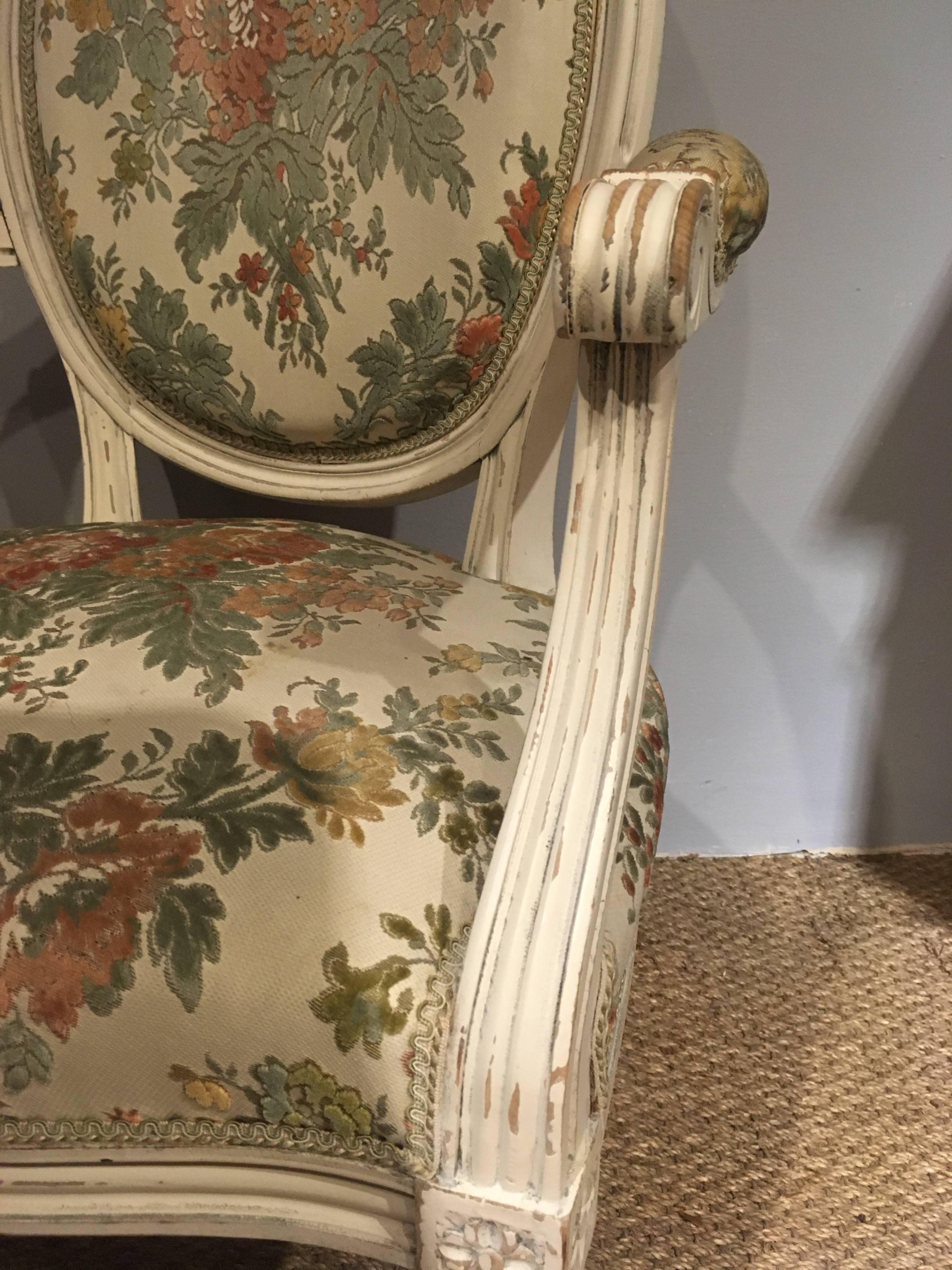 Mid-20th Century Pair of French Chairs