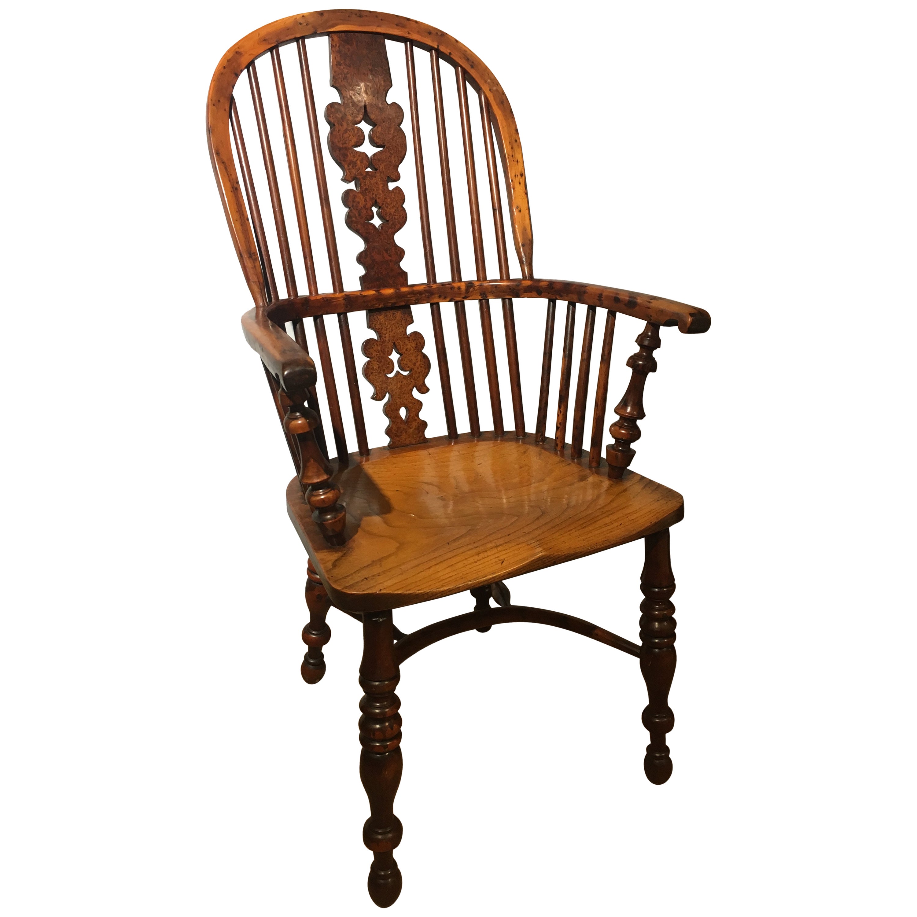 Pair of Jamaican Windsor Arm Chairs at 1stDibs