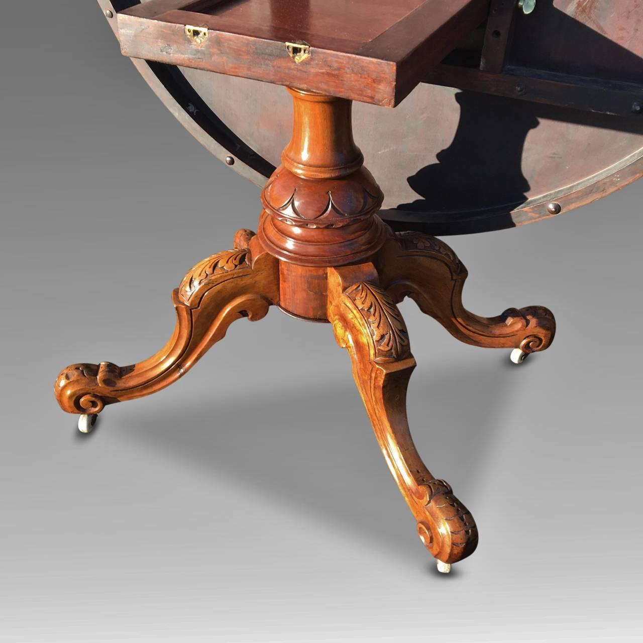 Hand-Crafted  Dining Table, English, circa 1870