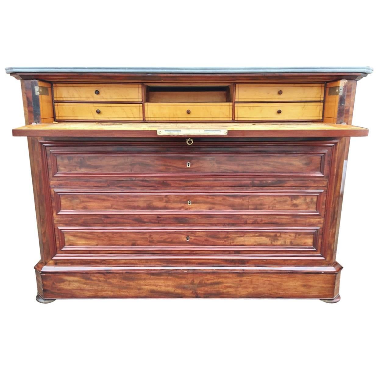 Chest of Drawers, Secretaire, French, circa 1860