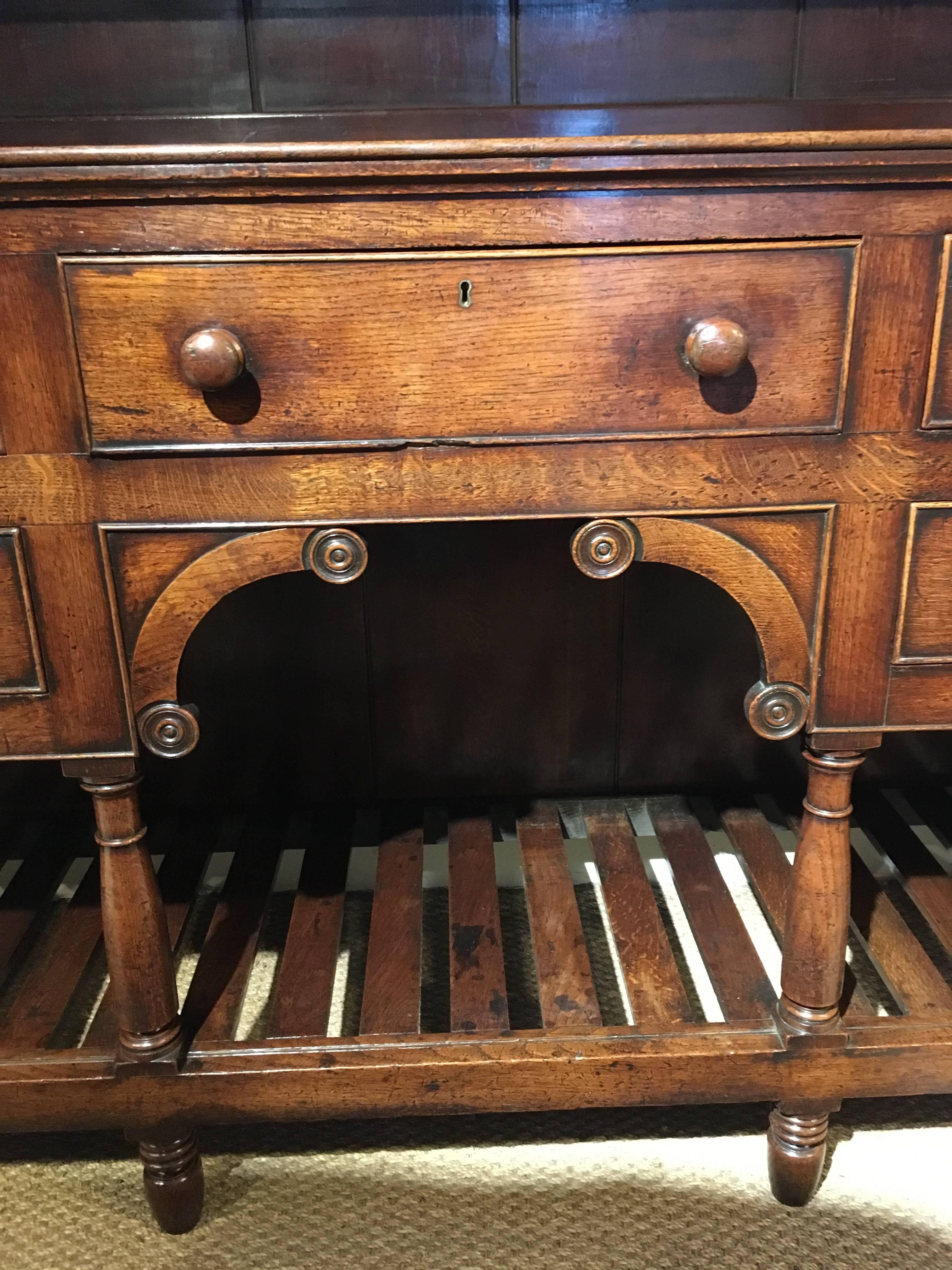 19th Century Oak Welsh Dresser 4