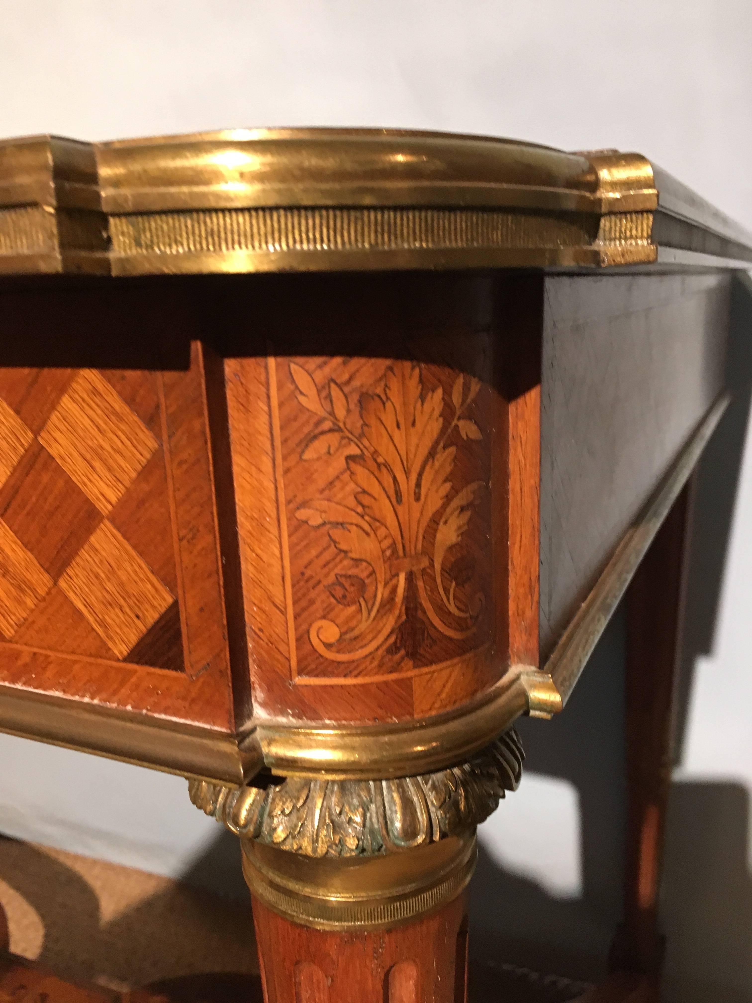 Napoleon III Inlaid Wirting Table, Centre Table 1