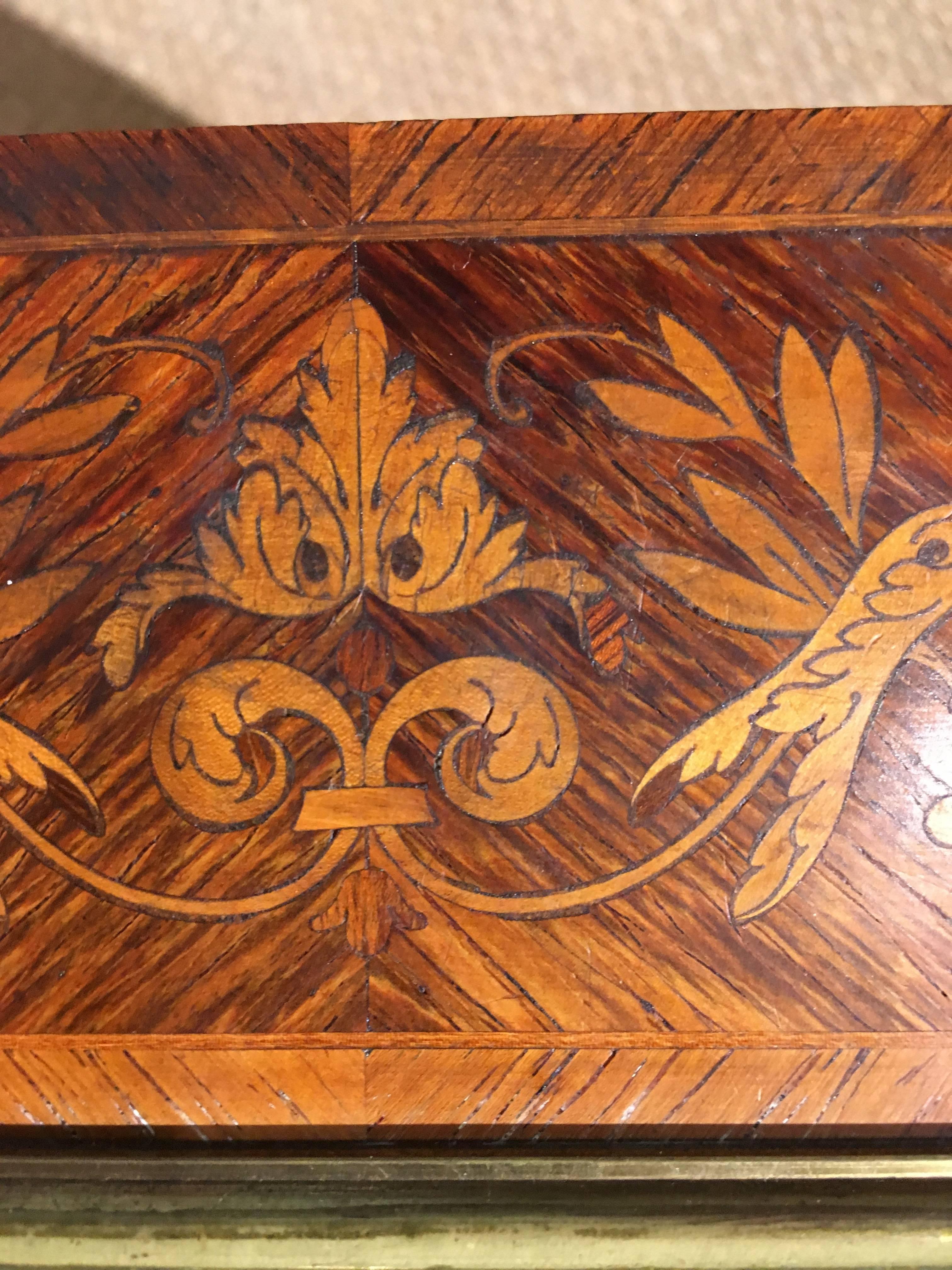 Napoleon III Inlaid Wirting Table, Centre Table 2