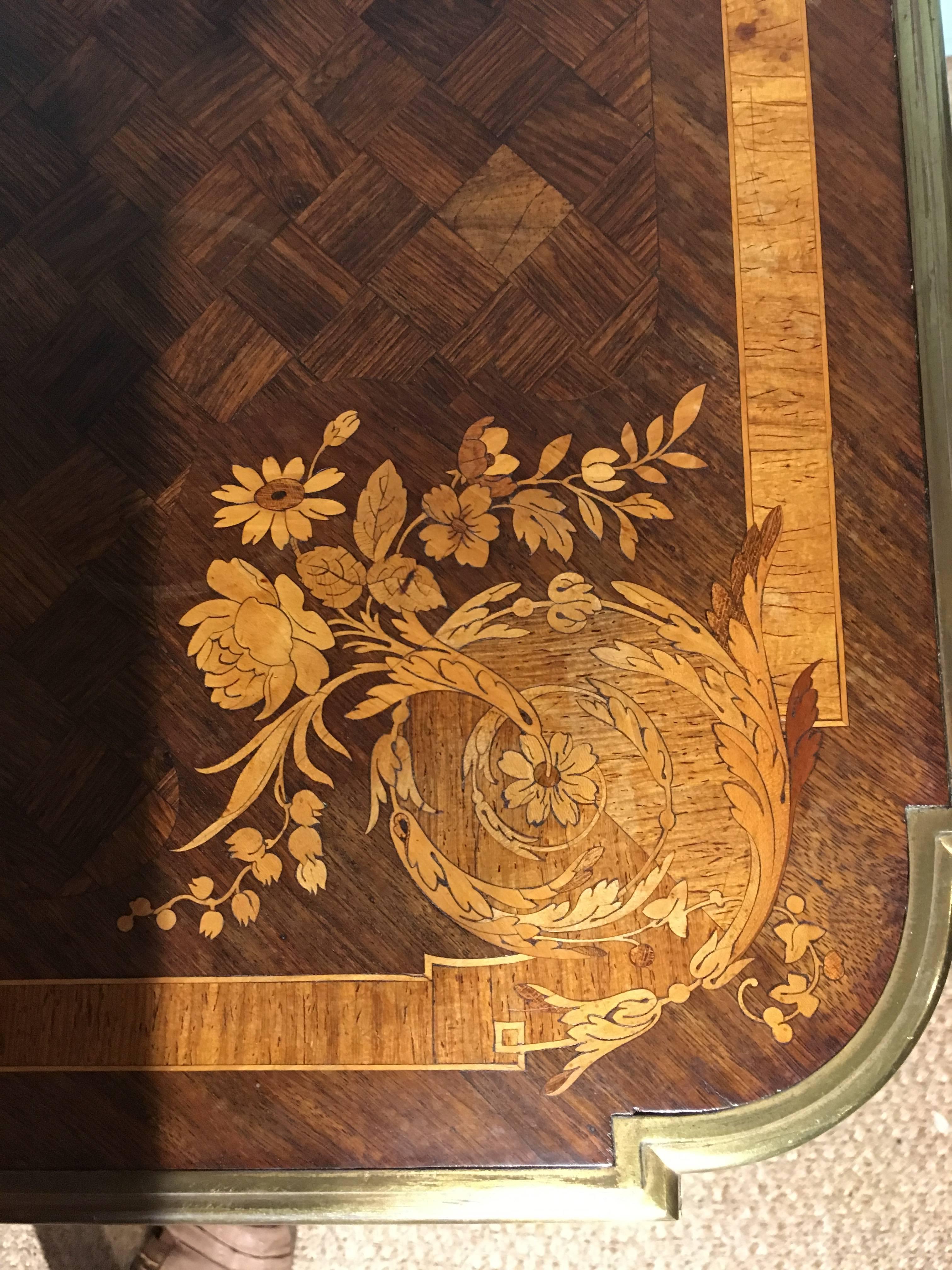 Napoleon III Inlaid Wirting Table, Centre Table 5