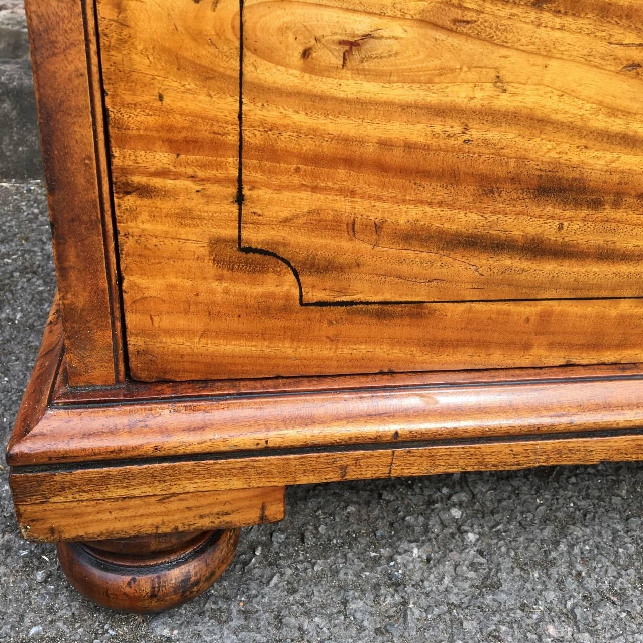 British Colonial Mid-19th Century Camphor Wood Chest of Drawers For Sale