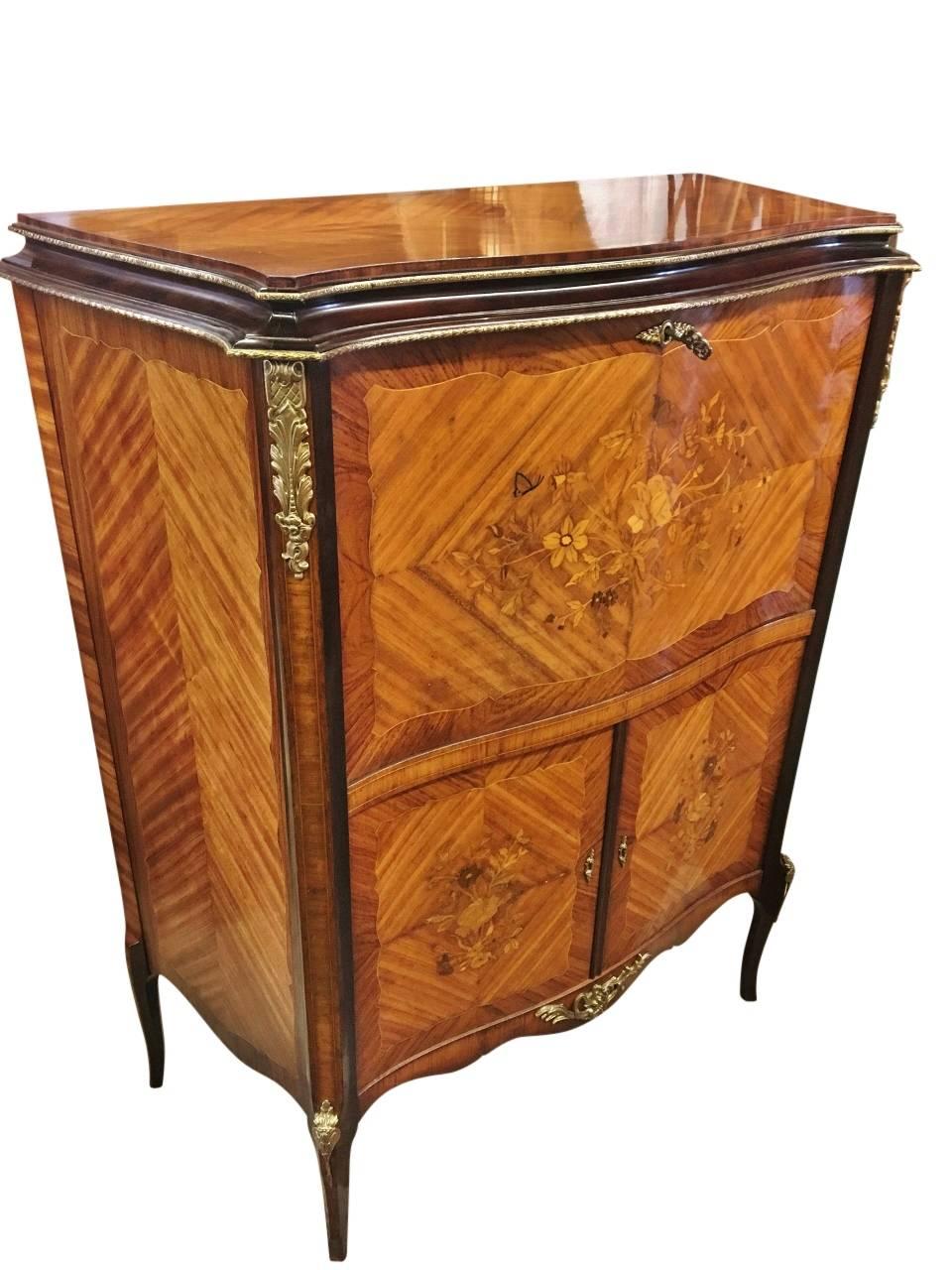 Ormolu Cocktail and Drinks Cabinet, French, circa 1930