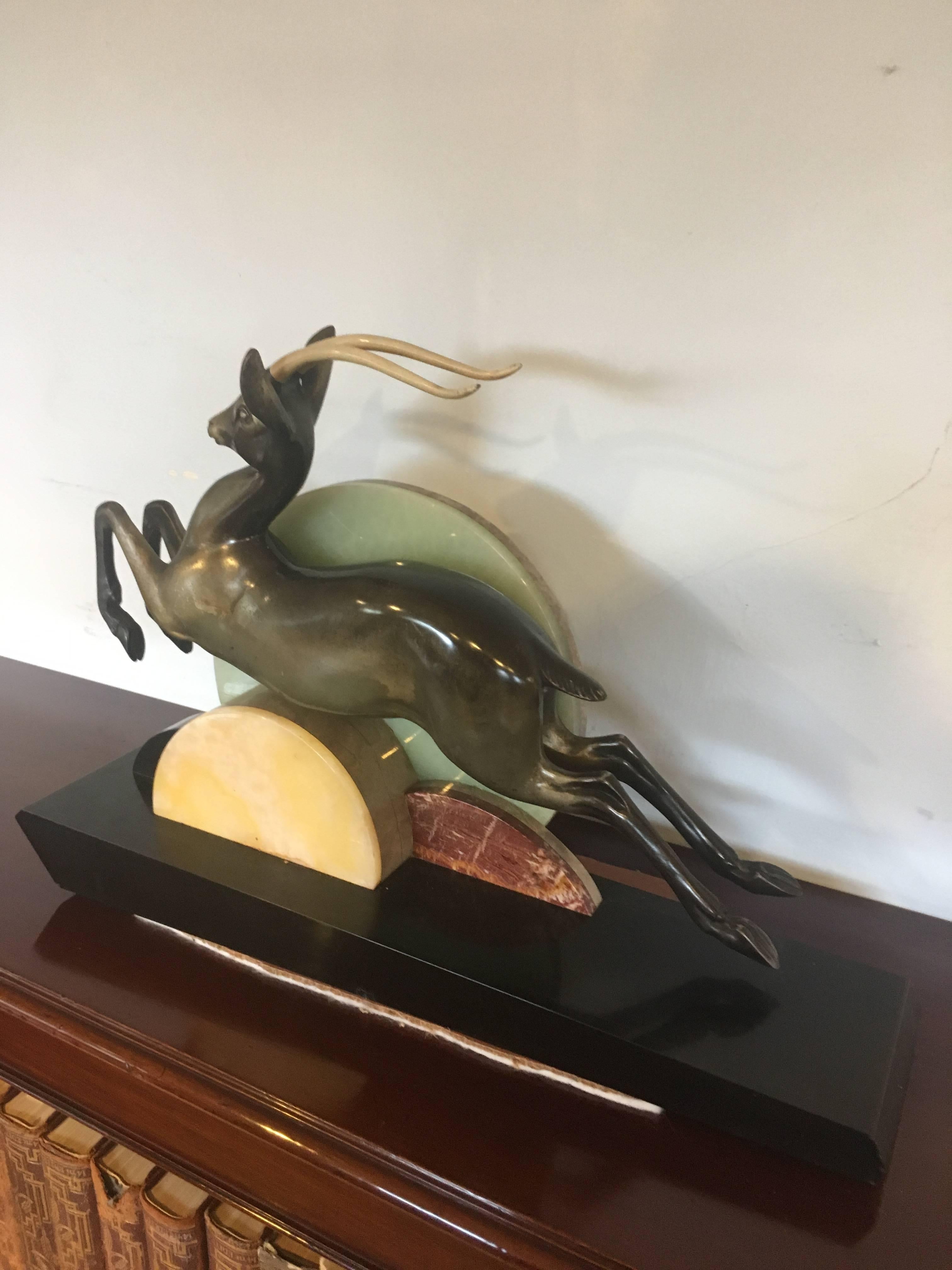 Art Deco Spelter Sculpture by 