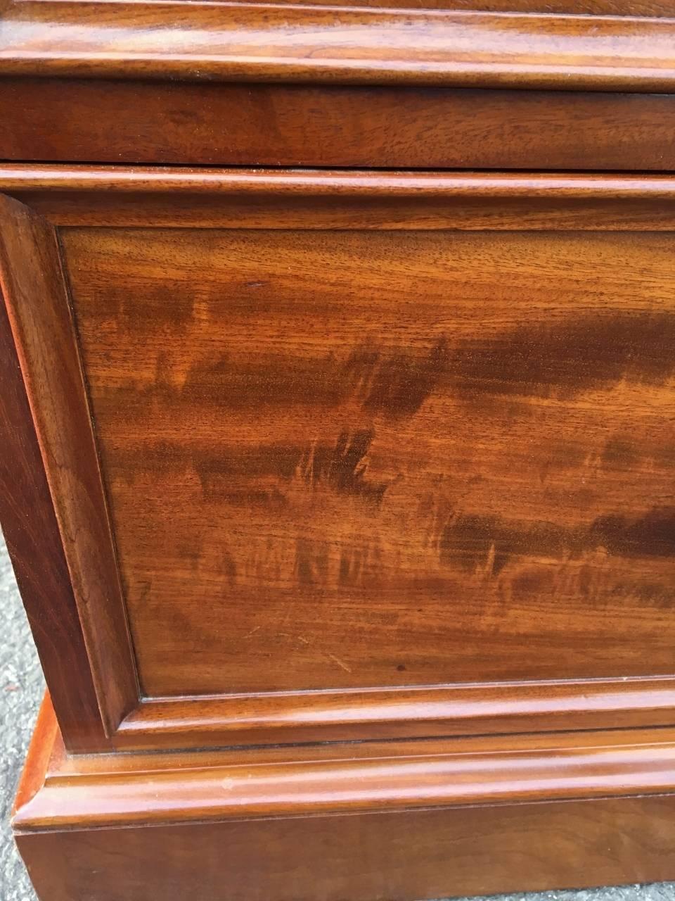 Veneer Mahogany Wardrobe, English, circa 1860