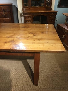 Long and Wide Cherrywood Farmhouse Table