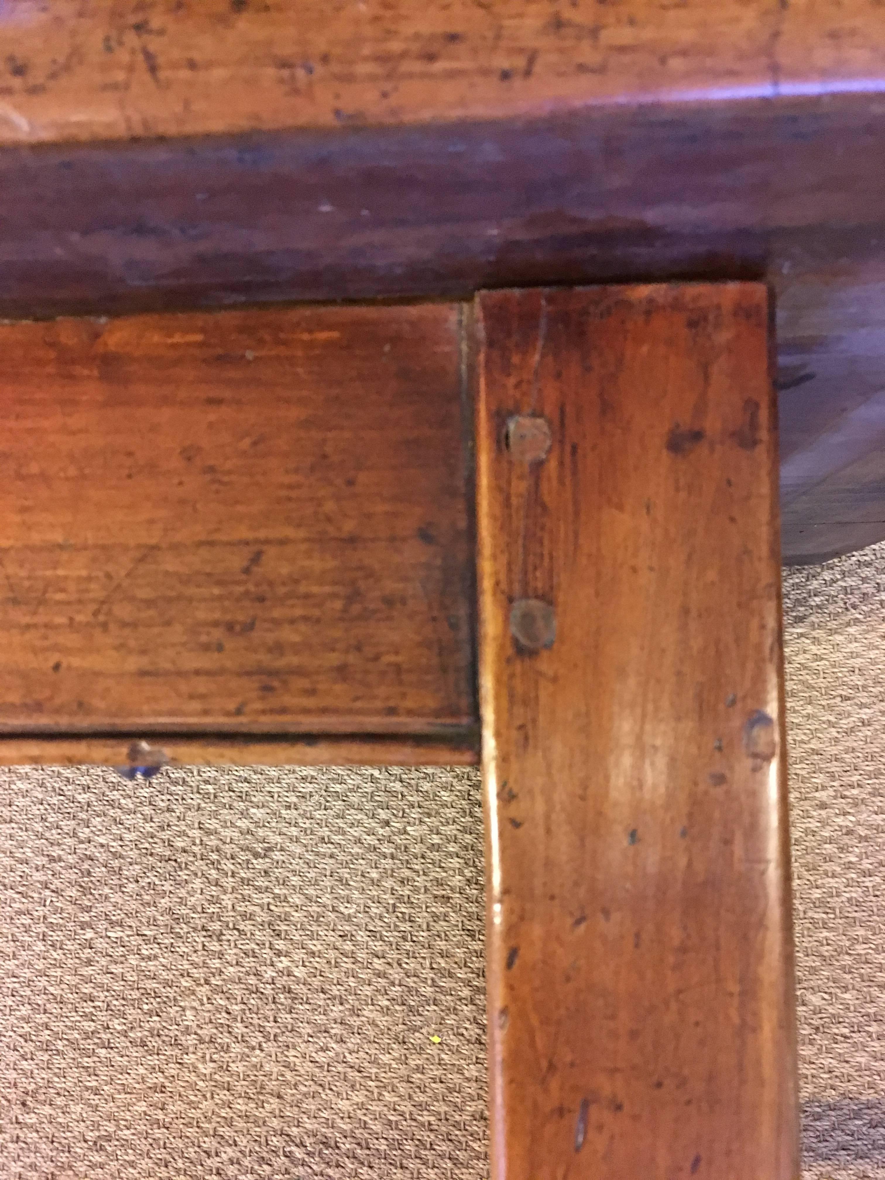 Farmhouse table , cherry wood  For Sale 2