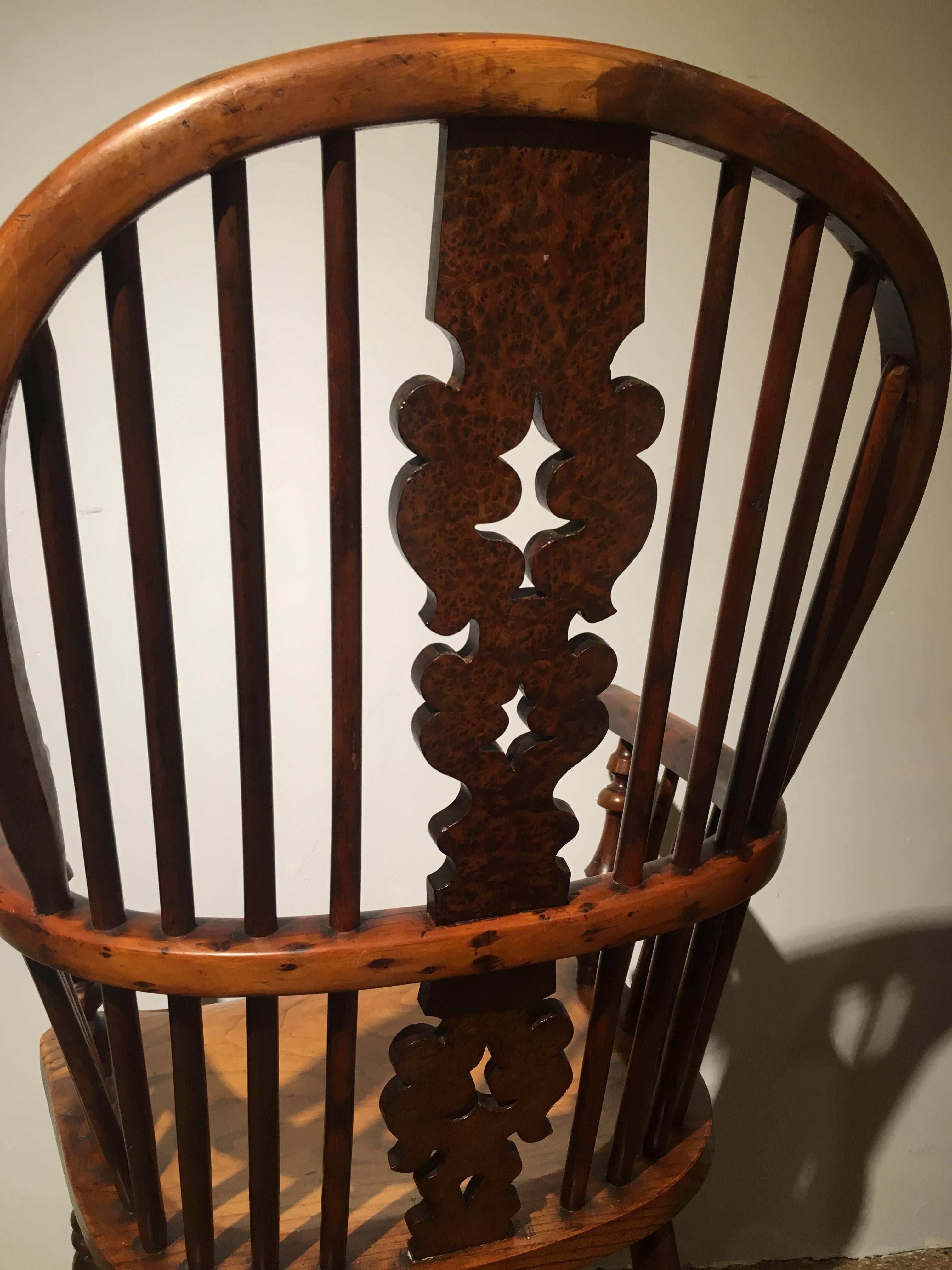 Yew Wood Windsor Chair 4