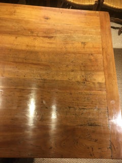 Long and Wide Antique Cherry Farmhouse Table