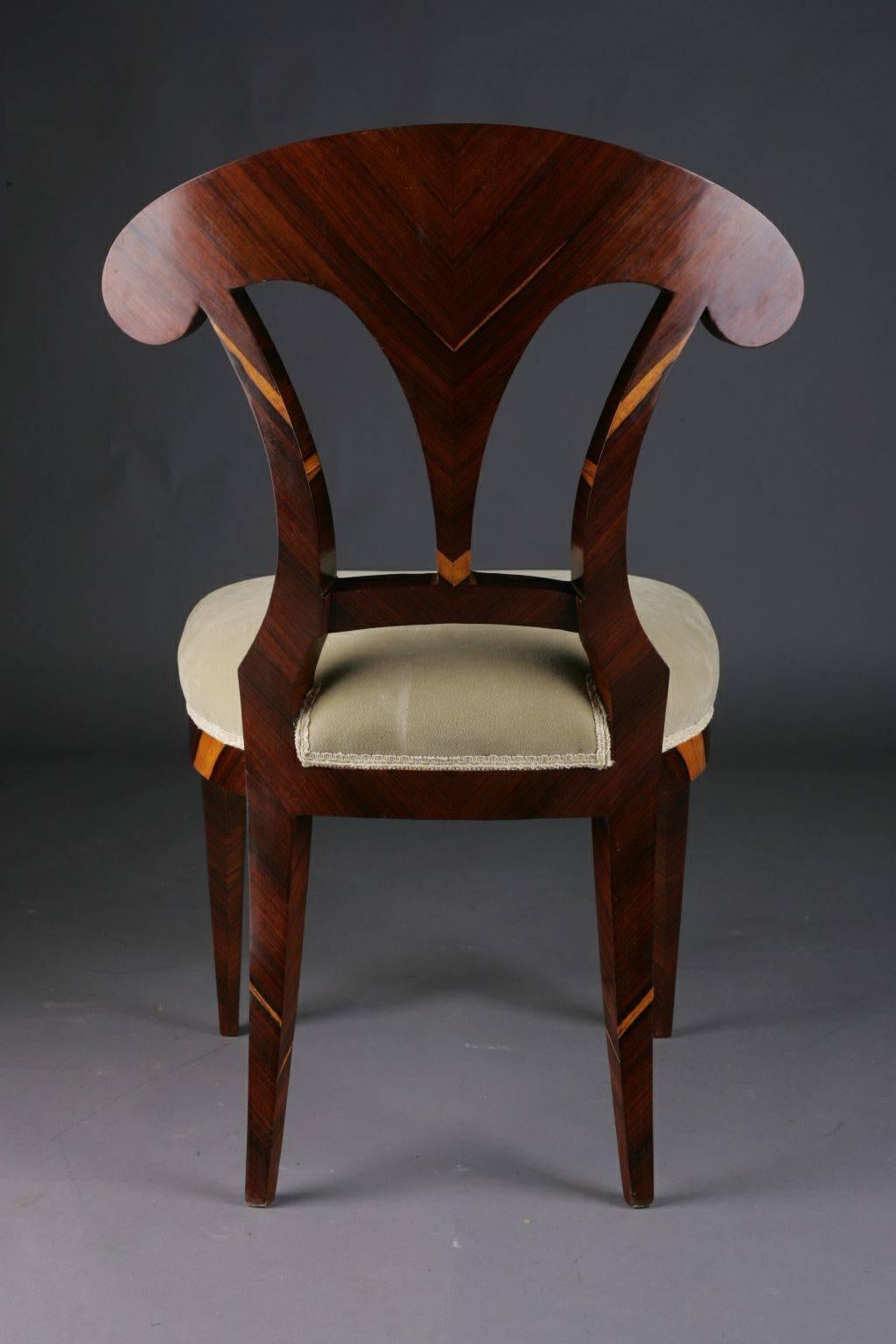 20th Century Vienna Biedermeier Style Chair after Josef Danhauer 1