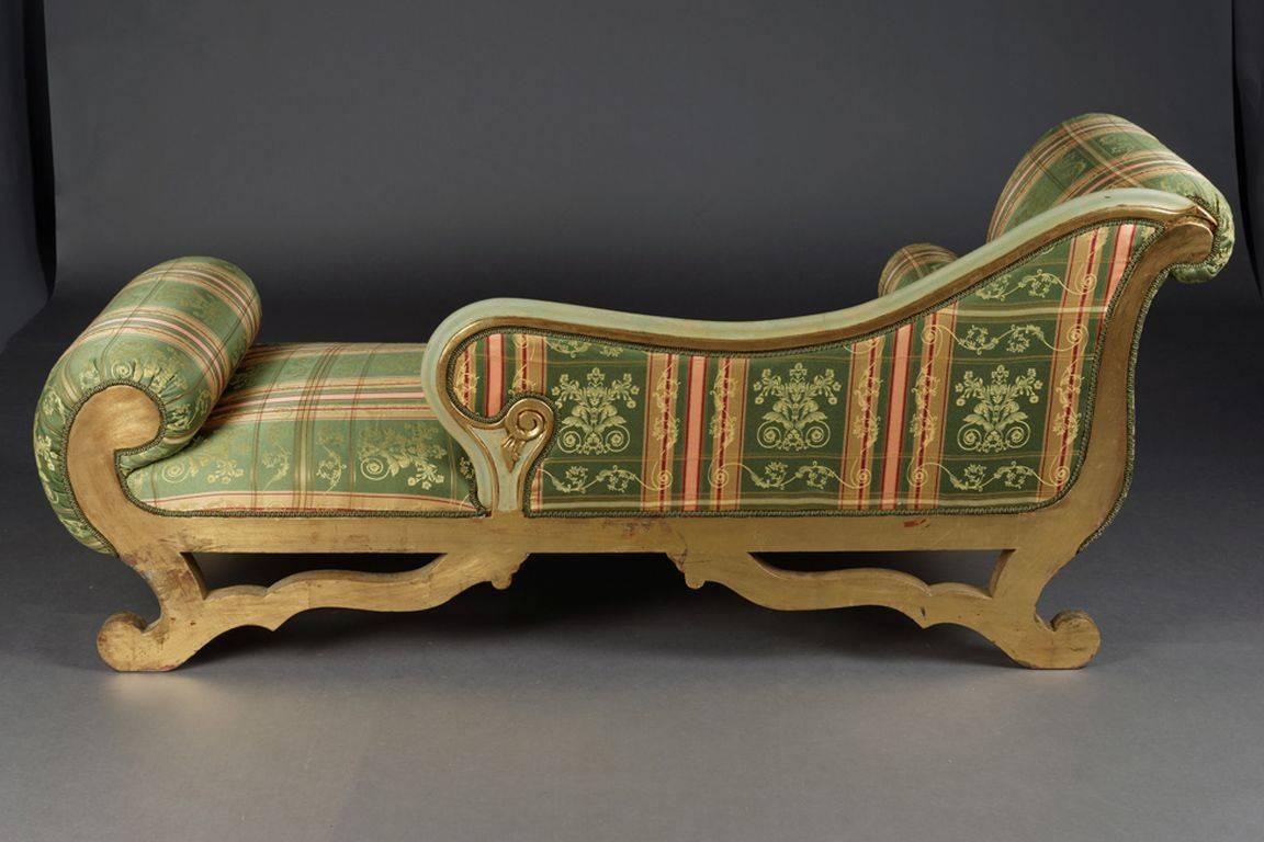 20th Century Empire Style Chaise Longue 5
