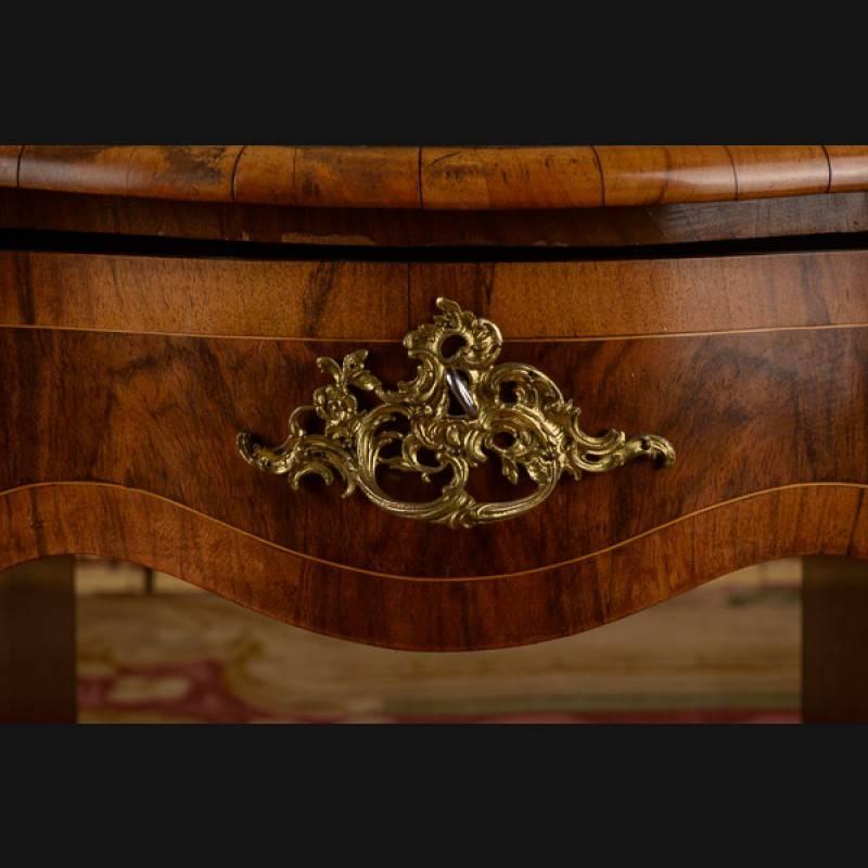 German 19th Century Baroque Style Desk For Sale