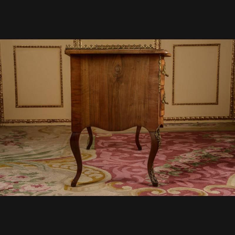 Walnut 19th Century Baroque Style Desk For Sale